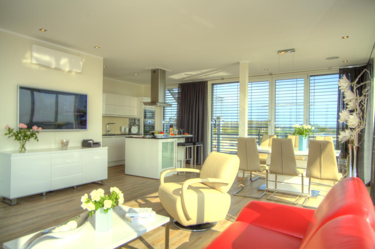 Appartement Penthouse Mueritzblick à Rechlin Extérieur photo